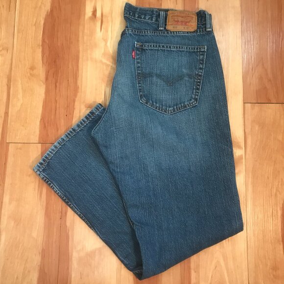 Levi's 559 Blue Jeans Relaxed Straight 38x32 - Picture 2 of 11